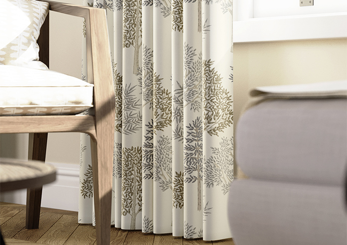 Coppice Faux Silk, Bronze - Made to Measure Curtain - Image 5